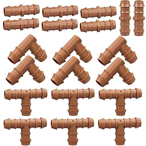 iMopo Irrigation Fittings Kit for 1/2"(.600" 20P-1/2" Fitting Set
