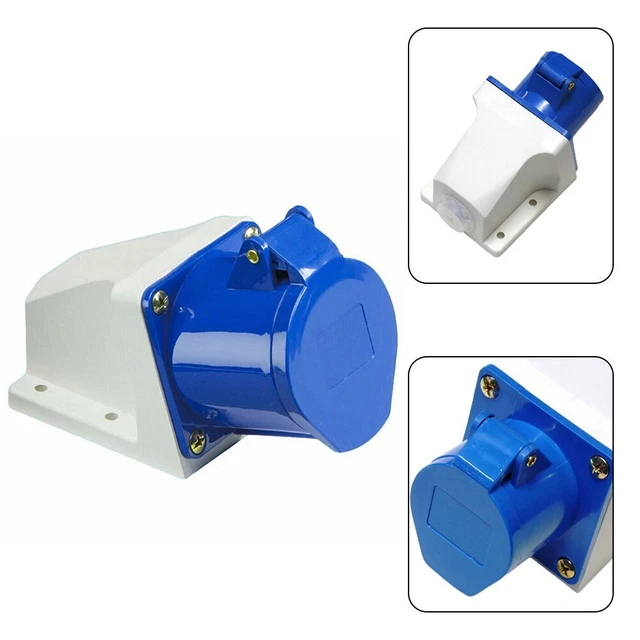 Enchufe industrial de panel eléctrico exterior resistente a la intemperie 16A 3 pines