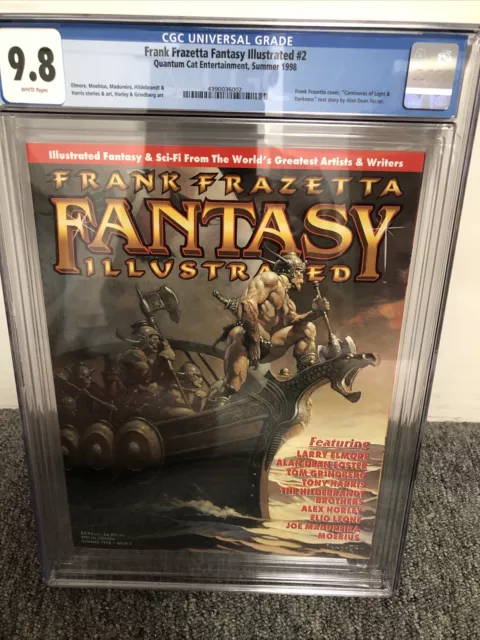 frank frazetta fantasy illustrated 2 CGC9.8 Story by Alan Dean Foster RARE