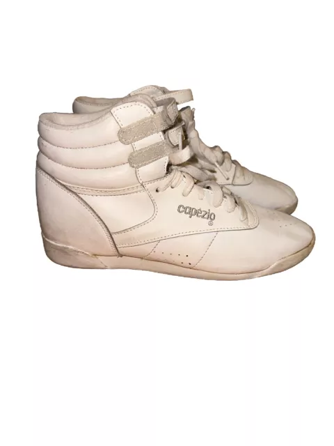 Vintage Capezio Sport Hi-Top Freestyle Tennis Shoes Dance Size 8 Sneakers