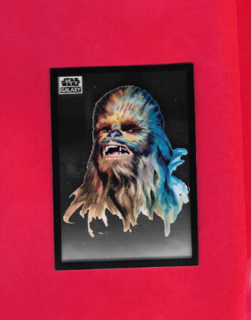 2022 Topps Star Wars Chrome Galaxy Chewbacca base set card n°5