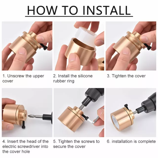 Handheld Manual Electric Bottle Capping Machine Screw Cap Capper Sealing Tool 3