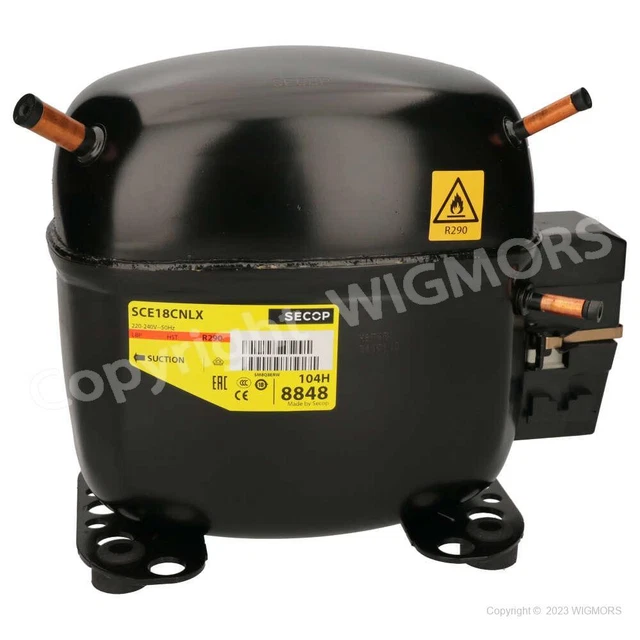 220-240 V Compressor Secop SCE18CNLX HST 104H8848 R290 50 Hz