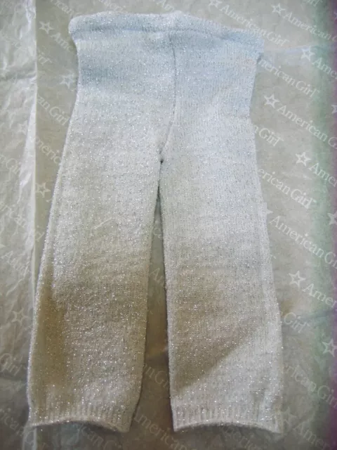 NEW 18" American Girl Doll SILVER LEGGINGS ACCESSORY Sparkle Shine Sparkly