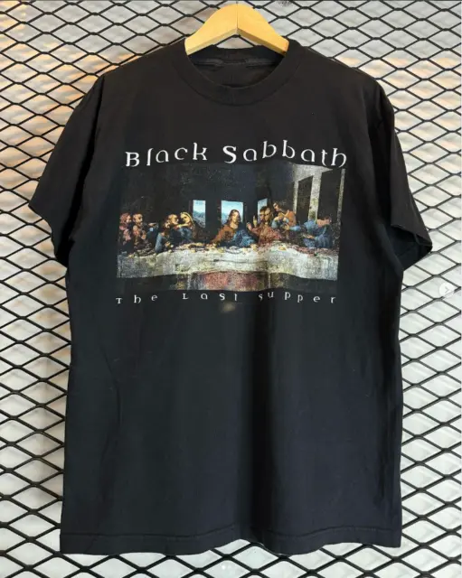 Camiseta Black Sabbath La Última Cena Talla Completa S-5XL