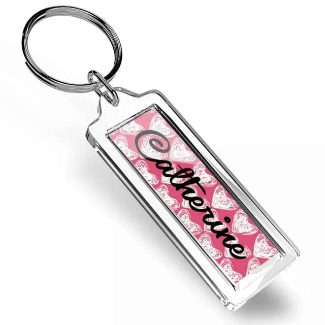 Embroidered Name/saying Strap Key Rings, Keychains with Clasp