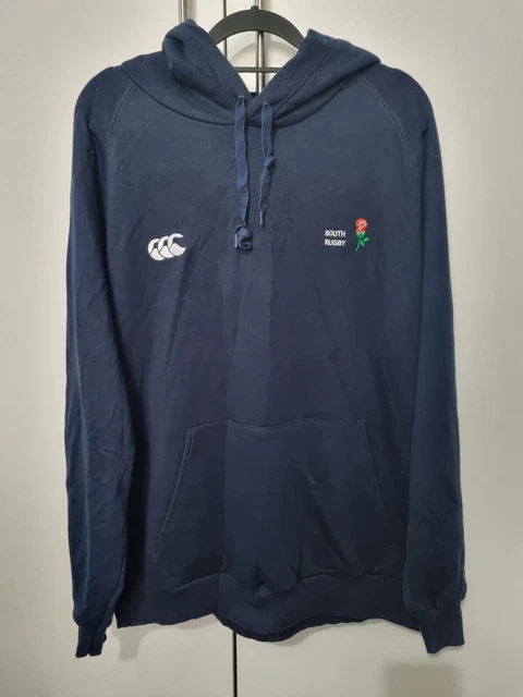 Canterbury Of New Zealand South Rugby Navy Blue Hoodie Jumper Size L