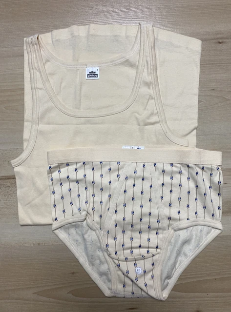 ✅ Set uomo Götzburg vintage slip mutande canotta colore retrò anni '70