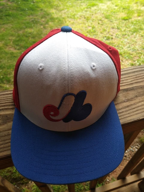 Vintage Montreal Expos Snapback Baseball Cap Hat By AMERICAN