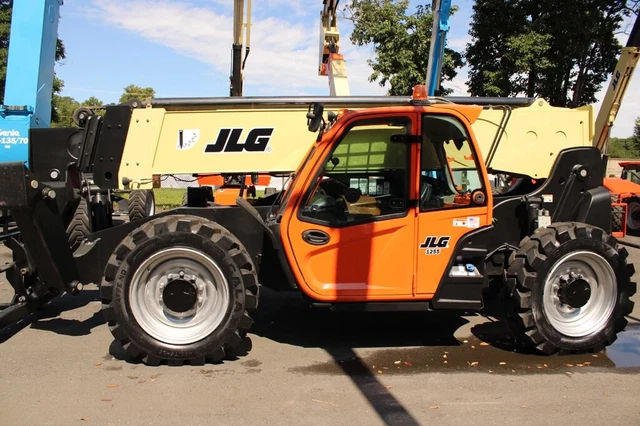 2018 JLG 1255 12000 LB Cummins Diesel Heated Cab Telehandler - Reconditioned