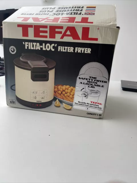 tefal filta-loc Deep Fat  fryer Vintage New Boxed