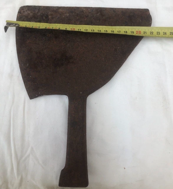 OUTIL ANCIEN RARE Couteau feuille de boucher Fer Forgé old butcher's