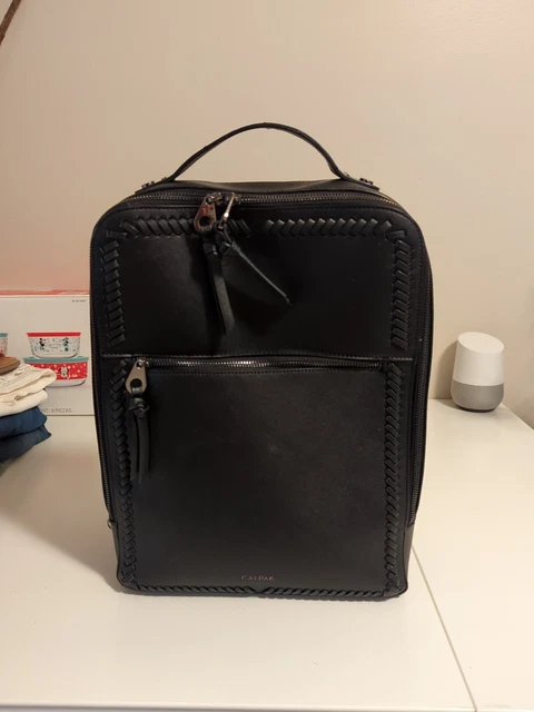 Kaya faux sales leather laptop backpack