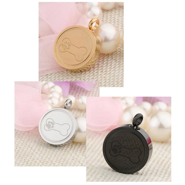 Round Urn  Keepsake Memorial Pendente Gioielli   Pattern