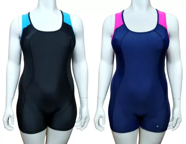 ACCLAIM TAVIRA LADIES Boy Leg Modesty Swimming Costume Lined Front Swimsuit 16.99 PicClick UK