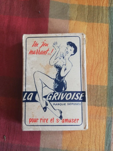 2 JEU EROTIQUE VINTAGE DE CARTES A JOUER Ancien voir les photos EUR 60,00 - FR