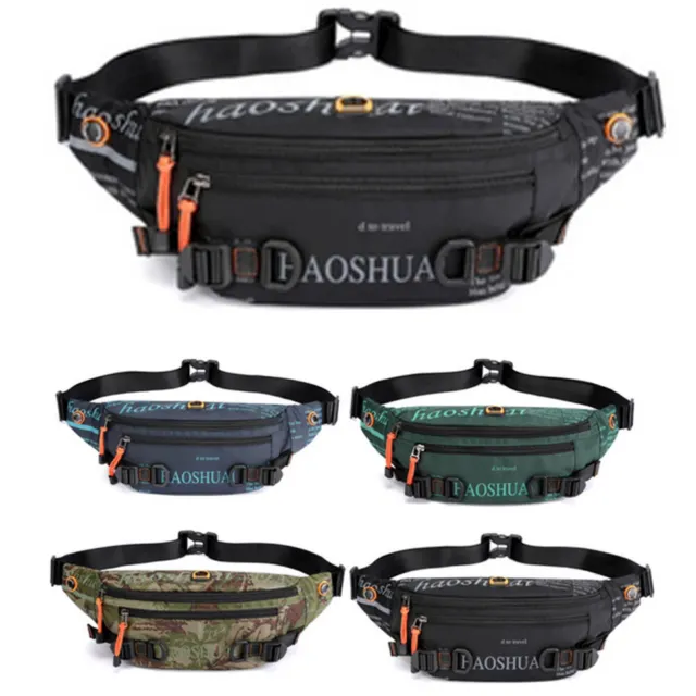 Waist Bag Fanny Pack for Men Women Hip Belt Bum Pouch Sport Travel Purse Unisex