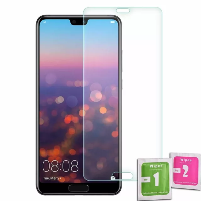 Pour HUAWEI P20 VERRE TREMPE VITRE DE PROTECTION ECRAN FILM PROTECTEUR INTEGRAL