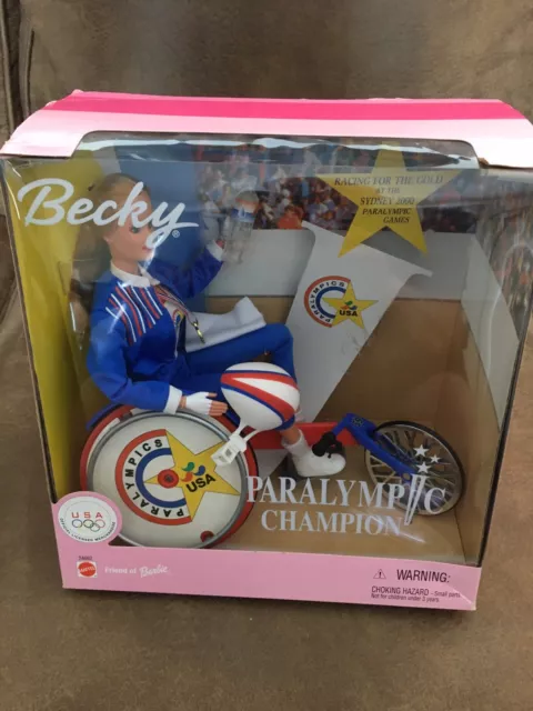 Barbie's Paralympic Champion Doll Becky ~ 1999 Mattel ~ Brand New!   Great Gift!