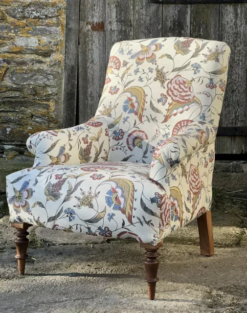 Hand Made Stunning French Armchair Louis Style In Antionette Poisson Jaipur