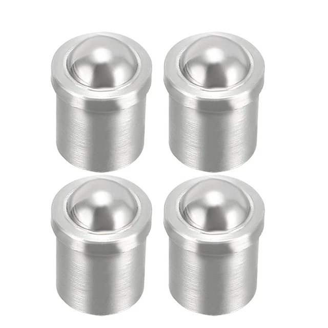 Lot De 2 Loquets à Bille (ball Catch) En Acier Inox - Diamètre 12mm - Pour Porte/tiroir D'armoire - NEUF