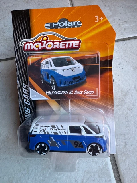 Majorette Racing Cars Volkswagen ID Buzz Cargo Blue/White diecast model main image 1