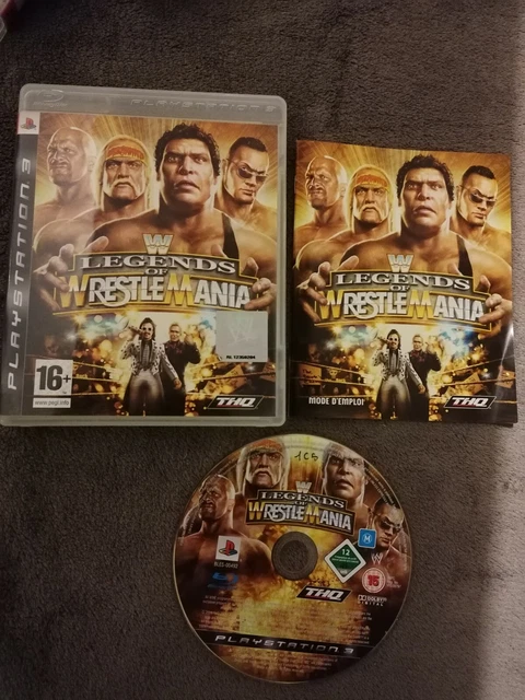 WWE Legends Of WrestleMania - PS3 - PAL Complet - Manuel Inclus - État Correct