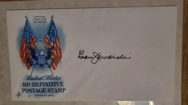 Leon Jaworski Signed Autographed First Day Cover Watergate Prosecutor (D. 1982)