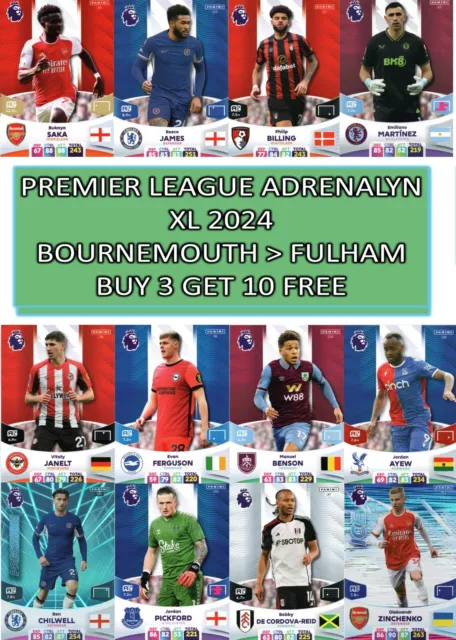 Panini Premier League Adrenalyn XL 2024 Teamkarten #10 - #189