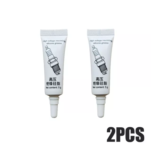 2Pcs Car Spark Plug Insulating Grease High Voltage Electrical Insulation Grease-