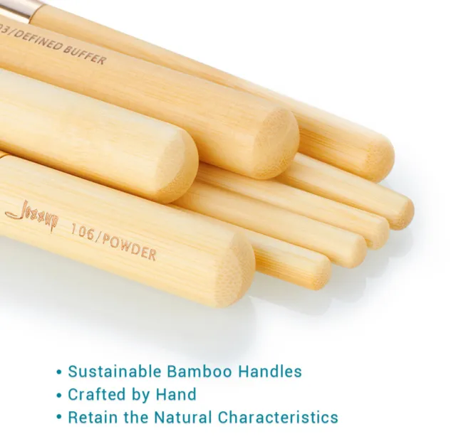 Jessup pennelli da trucco 20pez bambù crema fondotinta correttore fard trucco Ki 5