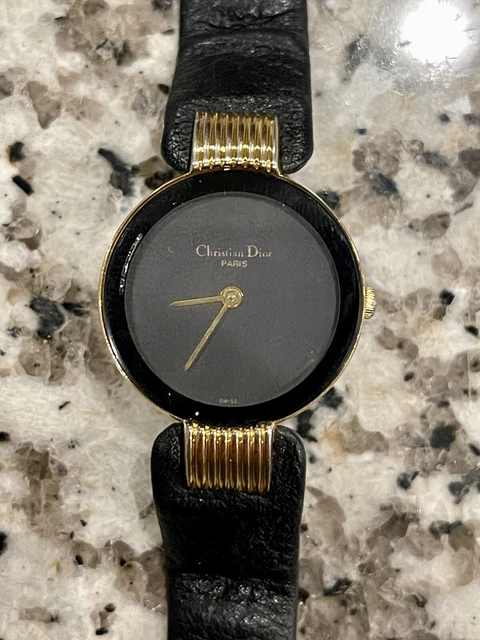 Christian Dior Quartz Wrist Watch Bagheera Black