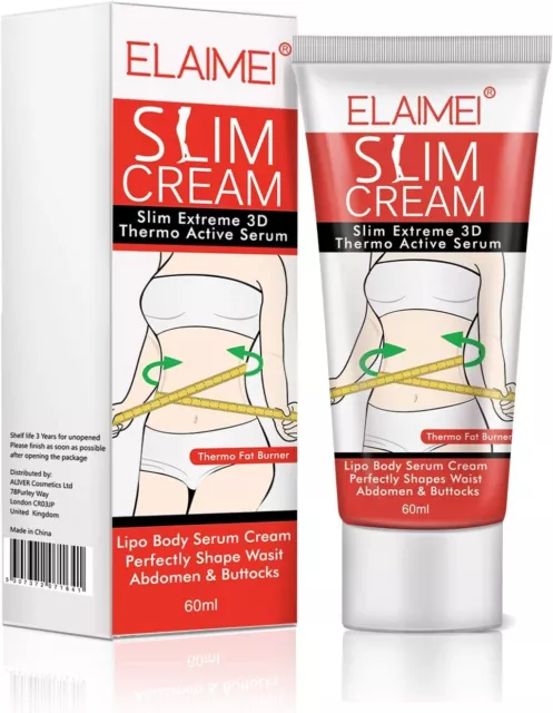 Crème Minceur Slim Extreme Élimine la Cellulite Raffermit Gel de Massage 60 ml