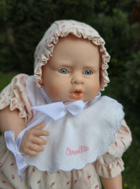 Vintage Poupée COROLLE 8 Bébé rigide articulé combinaison