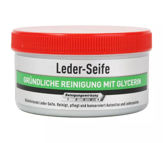 Nigrin Leder-Seife 250ml Leder-Pfleger Leder-Reiniger para Auto-Sitze