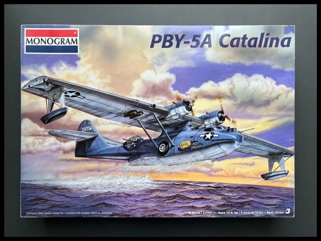 Décalcomanie Kits World 1/48 Pour PBY-5A Catalina - Planche De Décals Accessoires Chat Noir