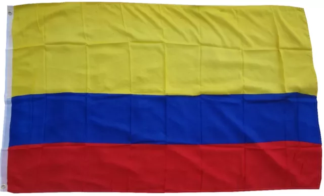 XXL Colombia Bandera 250 X 150CM de Tormenta Izar Alzada Copa Del Mundo