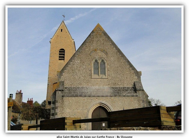 glise Saint-Martin de Juign-sur-Sarthe France  Church religion
