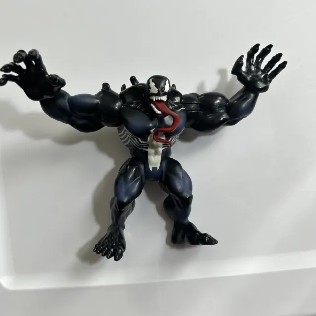 Marvel 2012 Spiderman Venom Spinning Thrash Thwack Attack Toy 5" Action Figure