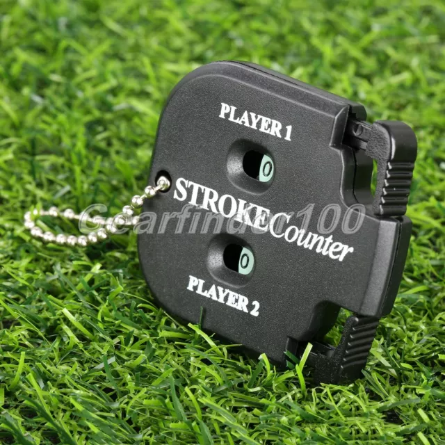 Golf Scoring Keeper Count Shot Putt Stroke Counter Black Golfing Club Outdoor