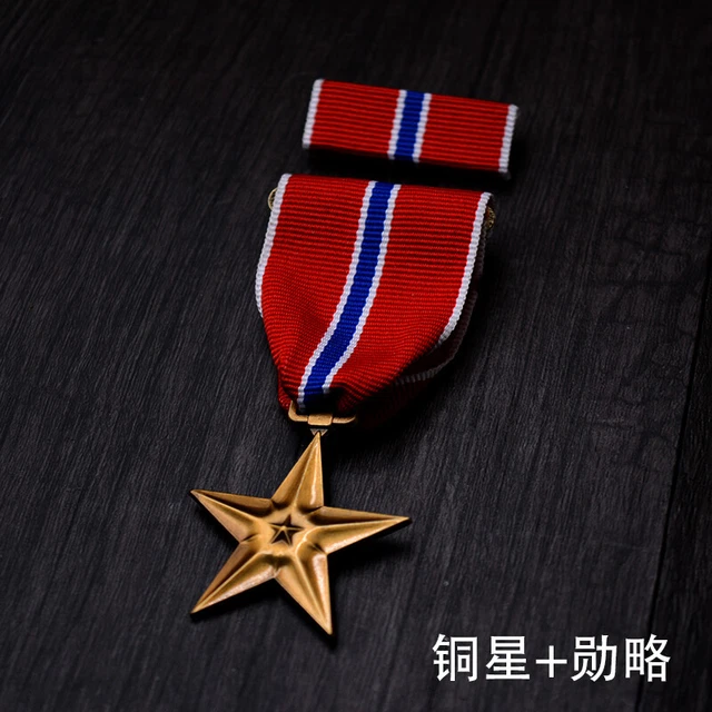 U.S. MILITARY WORLD war ii bronze star medal war insignia medal £16.76