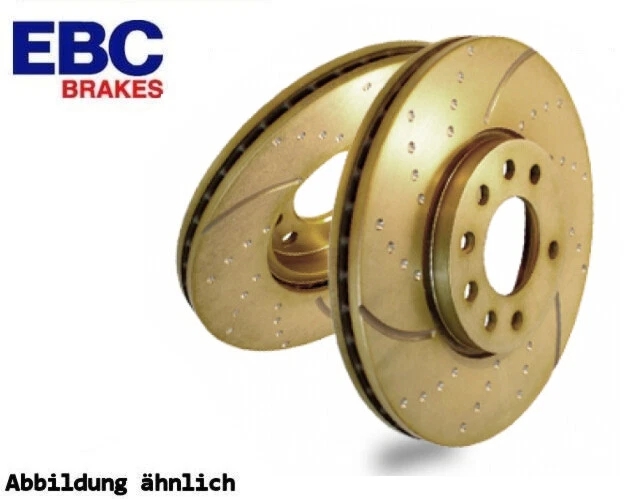 EBC Turbo Groove Disc Sportbremsscheibe Hinterachse GD1481