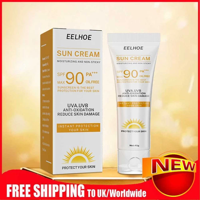 40g protezione solare viso naturale impermeabile lozione riparazione pelle per donna regalo