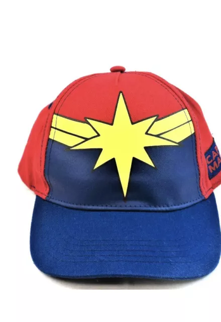 Ball Cap ABG Accessories Kids Captain Marvel Hat Red Yellow Blue OSFM Boys