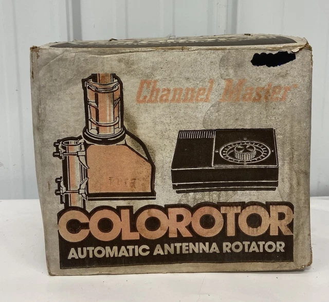 CHANNEL MASTER COLOROTOR Automatic Antenna Rotator Model 9510 Vintage £ ...
