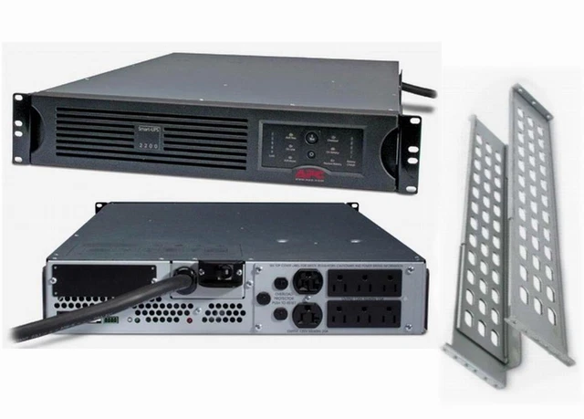 APC SUA2200RM2U Smart-UPS 2200VA 1980W 120V Rackmount Power Backup New Batteries
