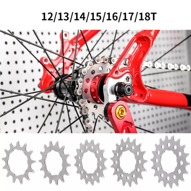 Durable Bicycle Sprocket Fixed Gear Compatible with 7/8/9/10/11 Speed