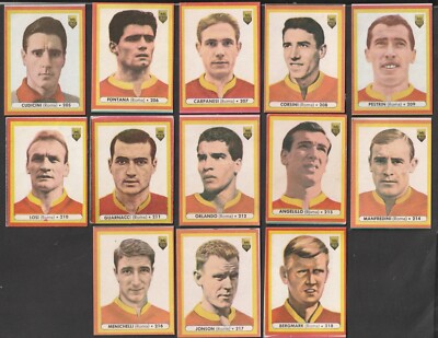 FIGURINA CALCIATORI LAMPO WORLD CUP  CILE 1962 scegli dal menù a tendina 