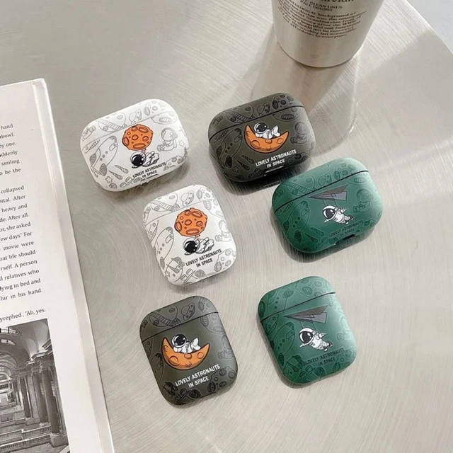pour écouteurs Pour AirPods Pro Protecteur Couverture Cas d'astronaute