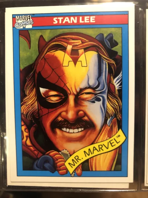 1990 Marvel Universe Series 1 🔥 Stan Lee. Near Mint.